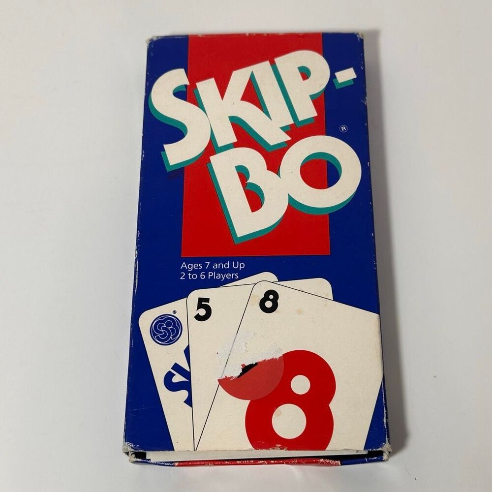 Vintage 1995 Skip-Bo Card Game from Mattel New in Box